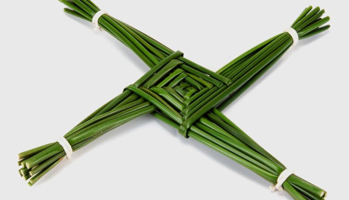 St Brigid Cross Female saint of Ireland